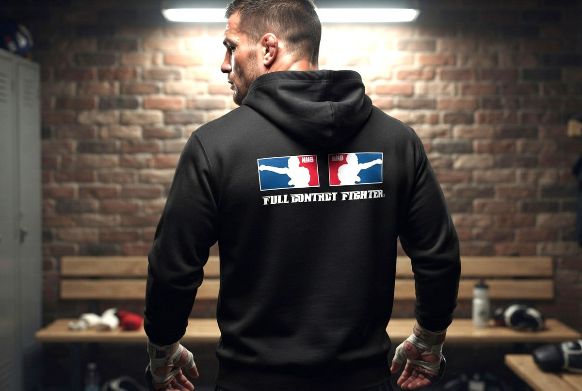 FCF NHB Hoodie Black—With Double Sided Logos On Back! #1 Selling