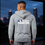 FCF LOGO ZIP SWEATSHIRT HEATHER GREY