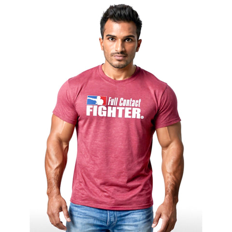 FCF BOLD LOGO 2 HEATHER RED