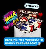 MMA STICKERS FULL CONTACT FIGHTER