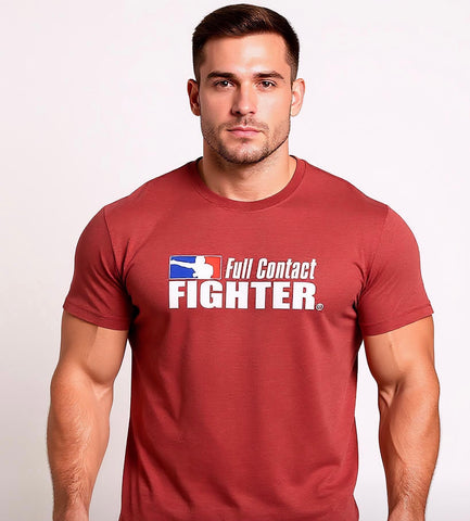 FCF BOLD LOGO 2 HEATHER RED