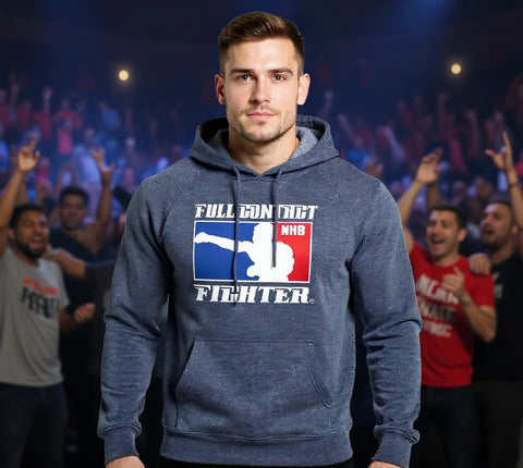 FCF NHB MID-WEIGHT SWEATSHIRT HEATHER NAVY