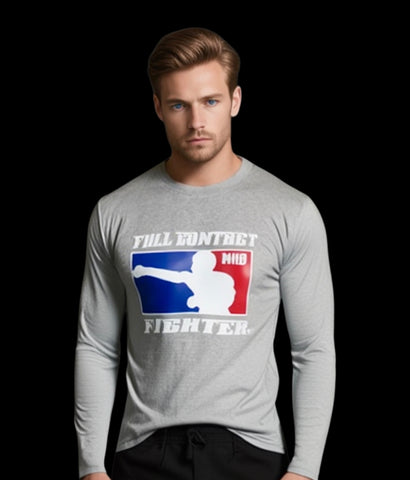 No Holds Barred Long Sleeve Shirt - Steel Grey