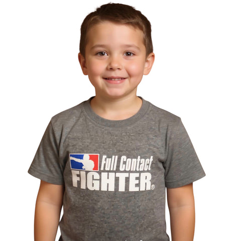 FCF KIDS BOLD LOGO T-SHIRT GREY