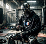 FCF DISTRESSED LOGO LOOK HOODY BLACK
