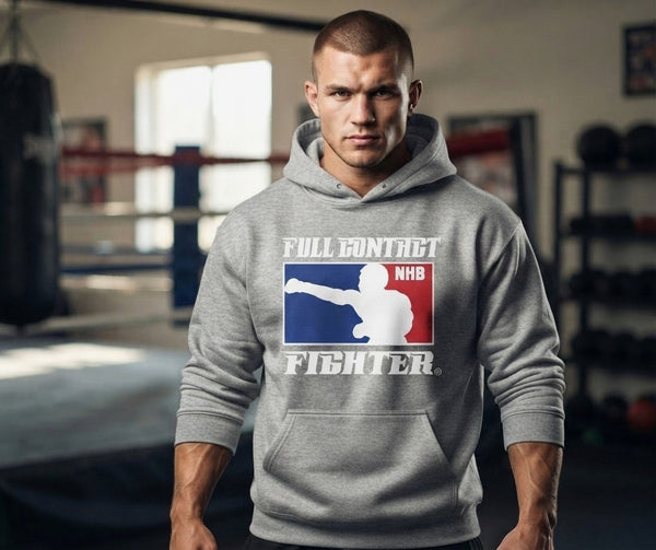 FCF NHB Hoodie Grey—With Double Sided Logos On Back! #1 Selling