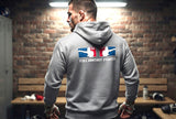 FCF NHB Hoodie Grey—With Double Sided Logos On Back! #1 Selling Sweatshirt