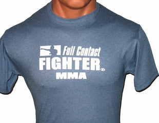 FCF MMA Logo T-Shirt Heather Blue